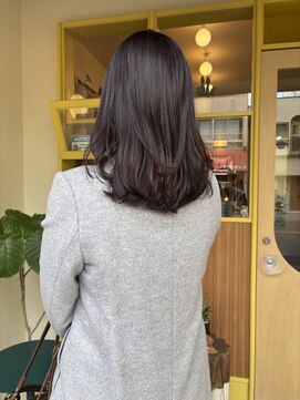 ヒントステーション(HINTSTATION) 〈浅草 半個室〉ワンカールミディ/ラベンダーベージュ