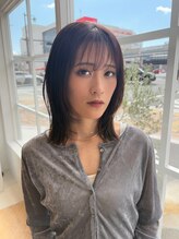 ラランジェ 緑井店(LARANJE)&nbsp;ミディアム×顔周りレイヤー