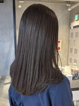 エリマ 調布(elima) 調布イルミナカラーミディアムボブベージュアッシュグレージュ