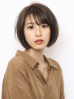 キビト(kibito)&nbsp;丸みショートボブと透明感カラー　30代40代　大西真人