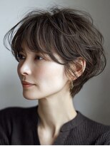 ハーツ(Heart's)&nbsp;大人ショート　白髪ぼかし　脱白髪染め　白髪染め　40代50代60代