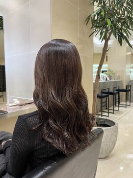 ブラウンカラー/髪質改善／ロング