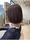 ショートボブ◎グレーブラウンミニボブレイヤー◎20代～50代