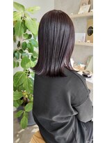 マル 薬院浄水店(MAR.co)&nbsp;ブリーチ無しパープルカラー