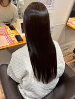 ヘアショップ エヌアンドエー 久喜菖蒲店(hair shop N&A)&nbsp;思わず触れたくなる◎ブラウンストレートロング