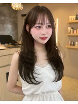 天神美容室&nbsp;♪AYUNA♪レイヤーカット/透明感グレージュ