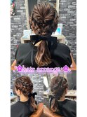 ＃ヘアセット＃結婚式＃ヘアメイク＃二次会＃ライブ＃推し活