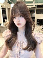 マインバイアフロートギンザ(MYNE by AFLOAT GINZA)&nbsp;大人ガーリーミルクティーブラウン［似合わせカット/レイヤー］