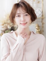 カバーヘア ブリス 上尾西口店(COVER HAIR bliss)&nbsp;イヤリングカラーブリーチなしシャギーウルフa上尾20代30代40代