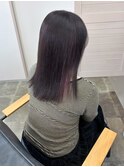 グレージュ　艶髪　髪質改善　ブリーチ　ピンクベージュ　韓国風