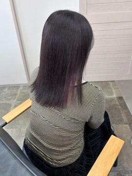 ビスクヘアデザイン(bisq hair design) グレージュ 艶髪 髪質改善 ブリーチ ピンクベージュ 韓国風
