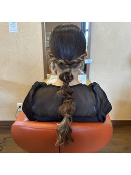 シェロヘア(cielo HAIR) 編みおろし