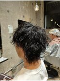 【ウルフは何してもカッコイイPart２】ツイストスパイラルパーマ