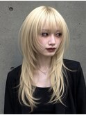 ウルフカットシャギーレイヤーロングレイヤーハッシュカット