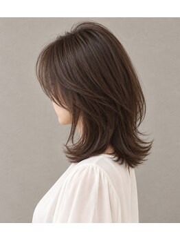 エレフォリー(Elephorie)の写真/骨格・髪質に合わせた似合わせカットで、自宅でも扱いやすく、美しさが続くスタイルへ。