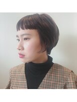 モードケイズ 尼崎店(MODE K's) オン眉×ミニボブ