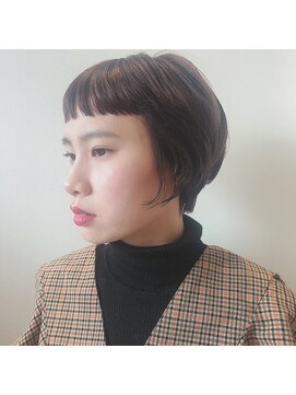 モードケイズ 尼崎店(MODE K's) オン眉×ミニボブ