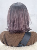 ラベンダーグレー_毛先パーマことりベージュ_ba265382