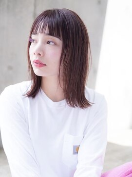 ケイト(kate) kate大宮 ピンクベージュ×外ハネストレート