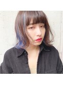 [riko立野]おしゃれに可愛いインナーカラーボブ