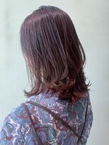 アイティー バイ アルバム 中野店(IT by ALBUM) レイヤーラベンダー_オリーブカラーハイライトカラー_ba306302