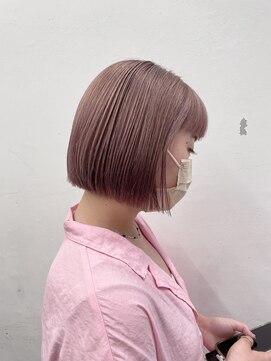 ココ 原宿(KOKO) 10代/20代/小顔ヘア/グレージュカラー/シルキーベージュ／モード