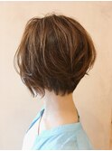 【morio鶴瀬】30代40代オススメ大人丸みショートボブ