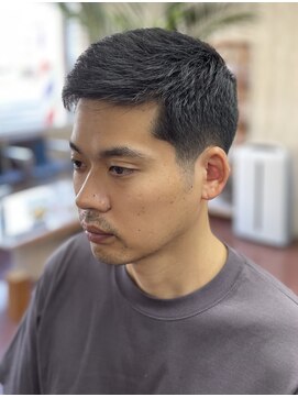 理容 鮎川 メンズカット