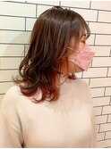 大人かわいいインナーカラー☆ピンク　Ono