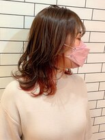 オーストヘアジジ(Aust hair Gigi) 大人かわいいインナーカラー☆ピンク　Ono