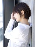 前髪あり小顔ショートボブ20代30代40代【AIN.表参道】川原大地