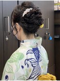 浴衣ヘアセット