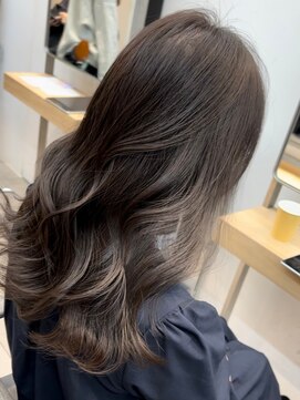 ノク(nok) リッチグレージュ_ダークアッシュチェリーブラウンフェミニン