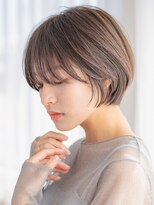 ベンジー 仙台店(benji)&nbsp;大人かわいい耳掛け大人ショートボブ