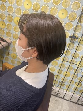 ヘアメイクエコー hair make echo ショートボブ
