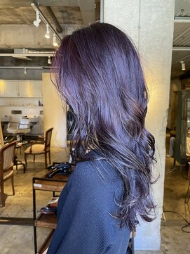髪質改善と縮毛矯正の専門店 サンティエ(scintiller) ブリーチなし！レッドバイオレット