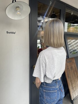 セトル(Settle) ボブ(ミルクテーベージュ)