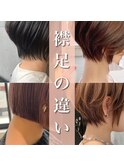30代40代50代◎襟足ヘアカタログ/白髪ぼかし/銀座【オカモト】