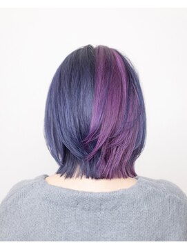 ルプラ ガーデン(le-pla garden) パープル#ラベンダー#ダブルカラー#ウルフレイヤー#ケアブリーチ