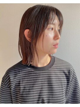 ツイギー 宮西店(TWiGGY) パツンとボブに顔周りレイヤー