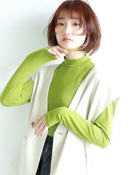 ボンドバイテトテ 三宮元町(BONDbytetote) 【BOND平山】エアリーカール ボブ インナーカラー