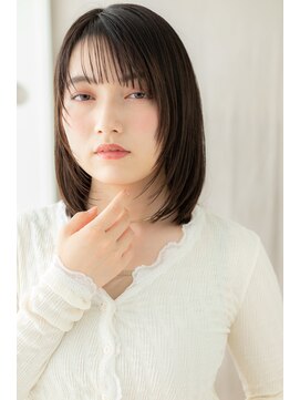 カバーヘア 上尾西口店(COVER HAIR) グレーベージュウェットヘア前下がりレイヤーZ上尾20代30代40代