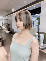 ロンドシエル 横浜(Lond ciel)&nbsp;レイヤーボブ/デザインカラー/ハイトーン