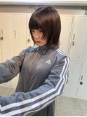 ◎ショートレイヤーボブウルフ縮毛矯正10代20代30代