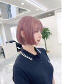 ピンクベージュ/ケアブリーチ/ハイトーン/西葛西/葛西