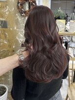 エレン 新百合ヶ丘店(ELEN)&nbsp;ダブルイルミナカラーで柔らかいピンクブラウンに