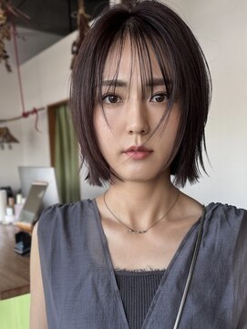 ソーイ(sowi) 大人レイヤーボブシースルーバング@sowi_abe