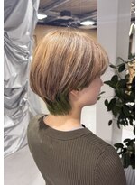 イロバイエンピー(iRo by enppy) milk tea beige × green