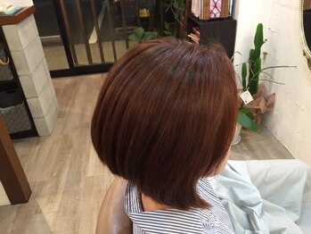 シーヘアーの写真/電子トリートメントでダメージヘアに水分とイオンを取り戻す！！通うほど、染めるほどに美しいツヤ髪に♪