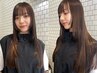 人気No.1【平日】カット＋トレンドカラー＋髪質改善5stepTR 17000円→9900円